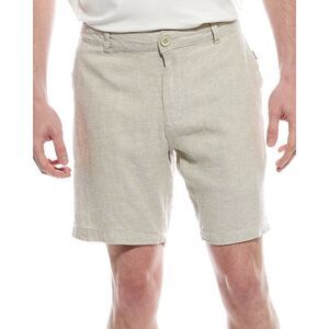 Mr. Swim Mens Mr.Swim Linen-Blend Short, Tan